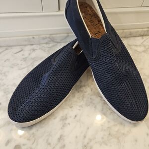H&M Blue Loafers Slip-Ons Casual Comfort